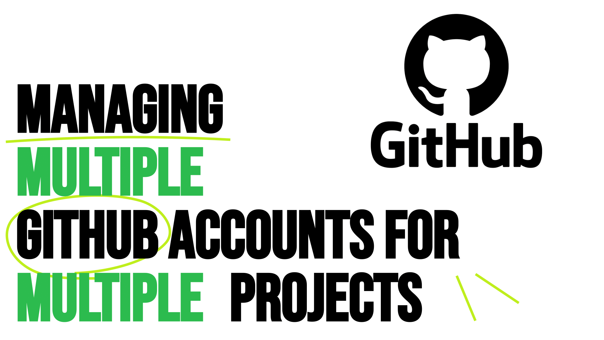 Managing Multiple GitHub Accounts for Multiple Projects